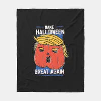 Trumpkin Halloween Pupmkin Classic Fleece Blanket