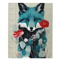 Blue Fox Jigsaw Puzzle