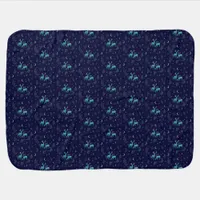 Blue Deer Baby Blanket