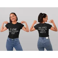 I Love Personalized Custom  T-Shirt