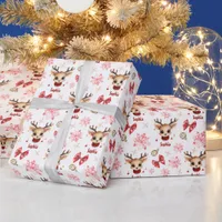 Custom Reindeer Christmas Gift Wrap