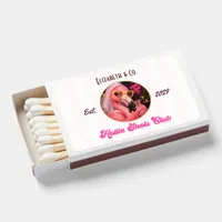 Hottie Shots Club Preppy Flamingo Bachelorette Matchboxes