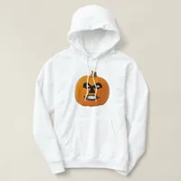 Jack o' Lantern Sinister Face, Halloween Pumpkin Hoodie