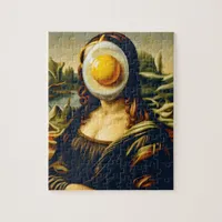 Mona Sunnyside Up Egg Funny Jigsaw Puzzle