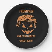 Sweatshirt, Trumpkin, Halloween Merch Classic Paper Plates