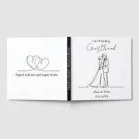 Hand in Hand, Heart to Heart | Wedding Guest Book