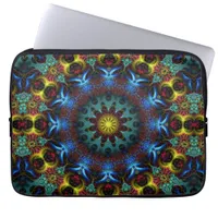 Fractal Mandala Lace Art Notebook Laptop Sleeve