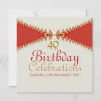 Simply Grand Age Birthday Invitation