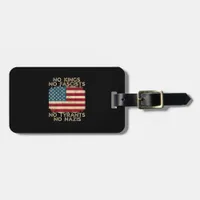 No Kings In America No Fascists We The People Poli Luggage Tag