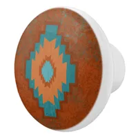 Southwest Canyons Diamond Ceramic Knob