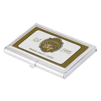Professional Coffee Shop Personalized Logo Business Card Case