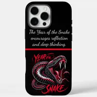 Celebrating the vibrant Year of the Snake in 2025 iPhone 16 Pro Max Case