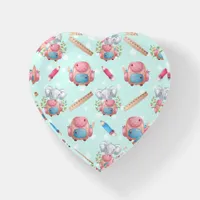 Back to School Elephant Pattern Paperweight