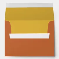 Clay Gold Insert Wedding Envelope