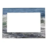 Blue Ocean Waves Coastal Magnetic Frame