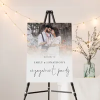 Photo Overlay Script Welcome to Engagement Party Foam Board