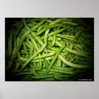 Green Beans in Spotlight Print