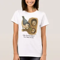 Jovial White-Breasted Nuthatch T-Shirt