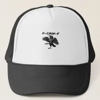 F Caw F Essential Vintage Graphic Look Trucker Hat