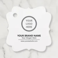 Elegant Modern Minimalist Brand Logo Eco Hang Tag