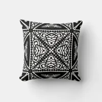 Black & White Modern Tribal Cushion