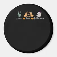 Peace Halloween Peace Sign Skeleton Witchs Hands Magnet