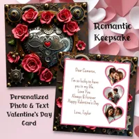 Steampunk Heart Valentine's Day | Photo Template