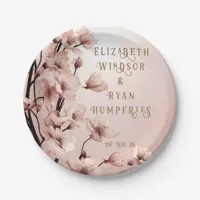 Blossoms of Love" Wedding Invitation Collection Paper Plates