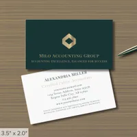 Modern Luxury Logo Business Card