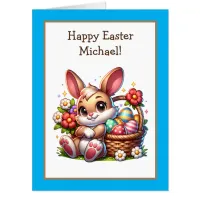 Jumbo Sized Kid's Activity Easter Bunny Card