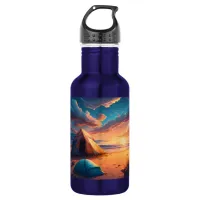 Camp at Sunrise Stainless Steel Water Bottle