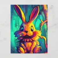 Adorable Rabbit Postcard