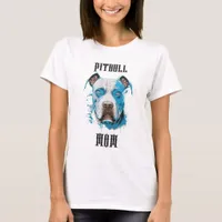 Personalized Pitbull Mom T-Shirt