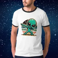 Funny Extraterrestrial Alien Dabbing T-Shirt