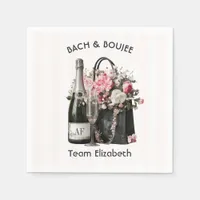 Bach & Boujee Personalized Team Bride Bachelorette Napkins