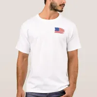 *~*  Patriotic Modern Grunge American USA Flag T-Shirt