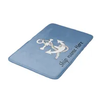 Bath Mat - Anchor with Ship Name