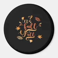Happy Fall Y’all It’s Fall Y’all Retro Classic Magnet