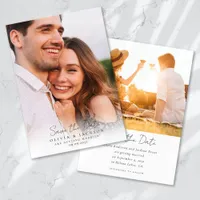 Simple Photo Wedding Save The Date