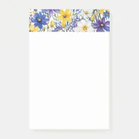 Spring Garden Flowers Elegant Pretty Floral Post-it Notes