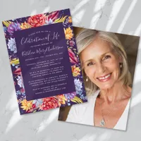 Succulent Celebration of Life Invitation