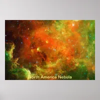 North America Nebula Poster