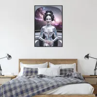 Mona Lisa sci fi Canvas Print