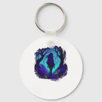 Fey Gothic Emo Goblincore Aesthetic  Forest Graphi Keychain