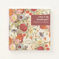 Letters to My Granddaughter Flowers Keepsake Notebook