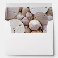 Personalized Seashells and Sand Dollar Envelopes