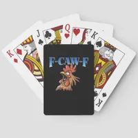 F-Caw-F Chicken Classic Cool Unique Poker Cards
