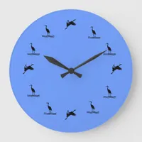 Clock - Water Birds