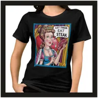 Funny Carnivore Ketovore Keto Let Them Eat Steak Tri-Blend Shirt