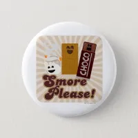 Smore Please Saying! Pinback Button